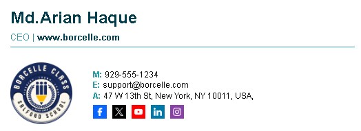 Email Signature Sample 4